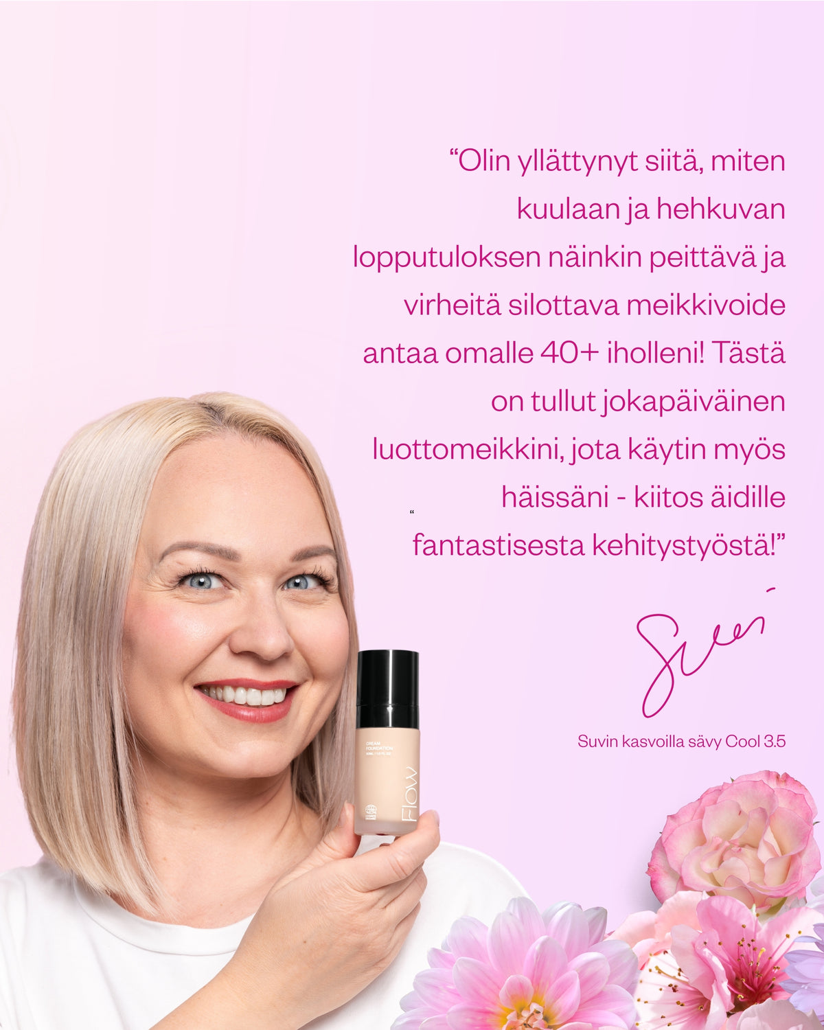 Cream Foundation - Medium to full coverage