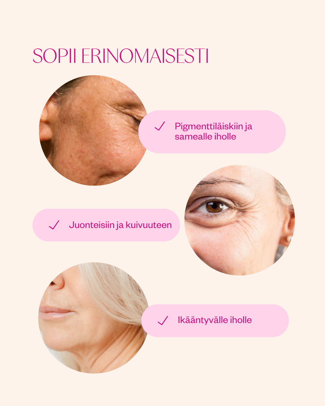 Kirkastava duo kasvoille ja silmänympäryksille