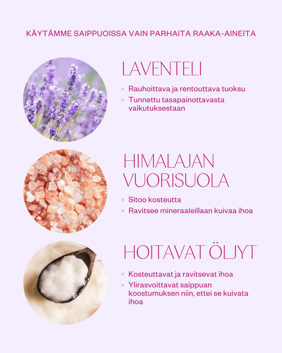 Lavender -palasaippua