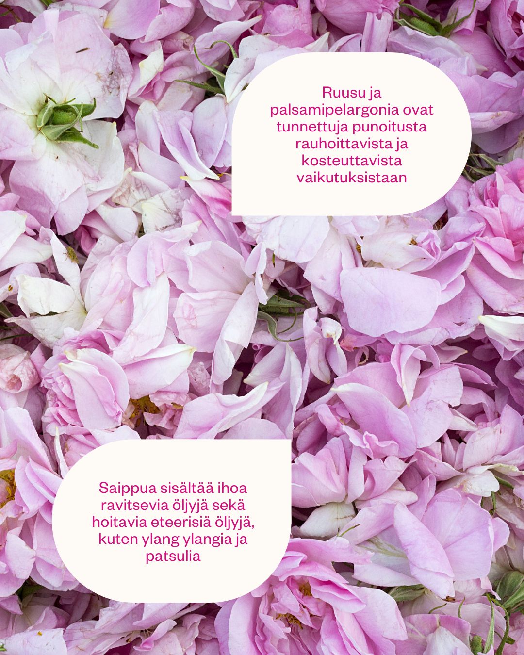 Rose & Geranium -palasaippua